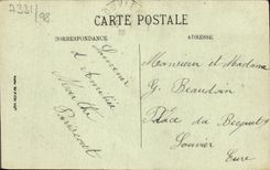 VINTAGE POSTCARD Caen the College and the Church Etienne Saint