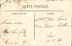 VINTAGE POSTCARD Caen Church Saint Pierre Seen from of the Boulevard