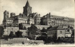 CPA Caen L'Abbaye aux Dame et l'Hotel Dieu 