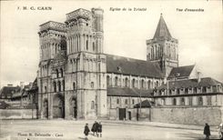 CPA Caen Eglise de la Trinite 