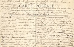 VINTAGE POSTCARD Caen Eglise St Etienne Abbaye with the Men Dimensions apse and the college