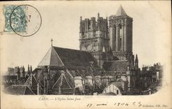 CPA Caen L'Eglise Saint Jean 