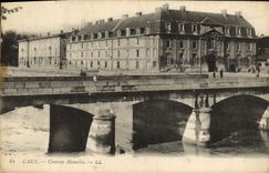 CPA Caen Caserne Hamelin Militaria 