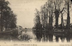 CPA Caen L'Orne en amont du Barrage 