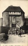 VINTAGE POSTCARD Caen the Castle Carries Help Militaria Soldiers