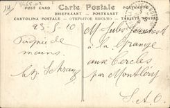 VINTAGE POSTCARD Caen the Bell-tower Saint Pierre Seen from of the Castle