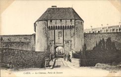 CPA Caen Le Chateau Porte de Secours 