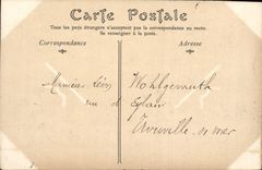 CPA Caen Porte principlae du Chateau Caserne Lefebvre Soldats Militaria