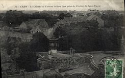 CPA Caen Le Chateau et Caserne Lefevre Vue prise du clocher de Saint Pierre