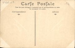 VINTAGE POSTCARD Caen the College the Cloister and Tours of the Church Etienne Saint