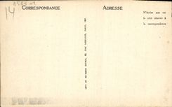 VINTAGE POSTCARD Caen College and the Church Etienne Saint