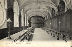 VINTAGE POSTCARD Caen the College the Refectory
