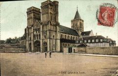 CPA Caen Eglise de la Trinite 