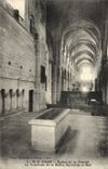 VINTAGE POSTCARD Caen Church of the Trinity the Tomb of the Queen Mathilde and Nef