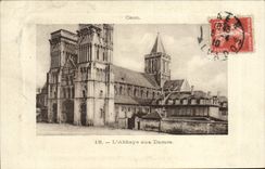 CPA Caen L'Abbaye aux Dames 