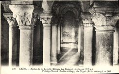 CPA Caen Eglise de la Trinite Abbaye aux Dames la Crypte 