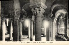CPA Caen Eglise de la Trinite La Crypte 