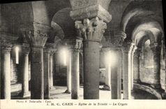 CPA Caen Eglise de la Trinite La Crypte 