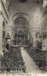 VINTAGE POSTCARD Interior Caen Notre Dame Church