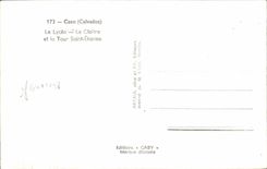 CPA Caen Le lycee le cloitre et tours de saint etienne