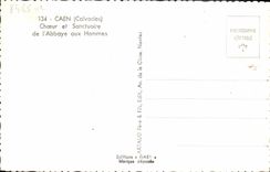CPA Caen Choeur et sanctuaire de l'abbaye aux hommes