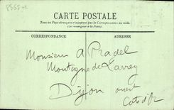 VINTAGE POSTCARD Caen the abbey with the men Frontage