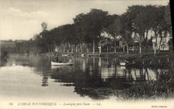 VINTAGE POSTCARD picturesque Orne Louvigny close Caen