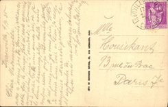 CPA Deauville Plage fleurie bar du soleil