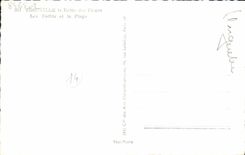 CPA Deauville la reine des plages les yachts et la plage 