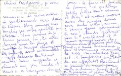 CPA Deauville Plage fleurie le casino et les jardins