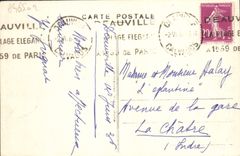 CPA Deauville plage fleurie le casino et normandy