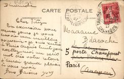 CPA Deauville La plage fleurie le casino