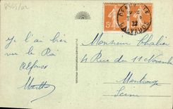 CPA Deauville La plage fleurie le casino