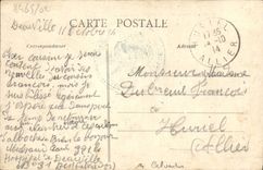 CPA Deauville sur mer le casino et les jardins