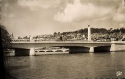 CPM Deauville trouville le nouveau pont