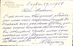 CPM Deauville trouville le nouveau pont