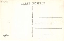 CPA Deauville La plage fleurie la gare