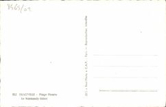 CPA Deauville plage fleurie le normandy hotel