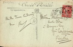 CPA Deauville Normandy hotel la cour et le puits