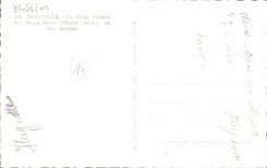 VINTAGE POSTCARD Deauville the flowered beach royal Normandy hotel