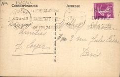 CPA Deauville La plage fieurie le hotel royal