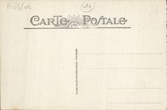 POSTAL Deauville de la VENDIMIA que la playa florecida suela hotel florecido y de Normandía