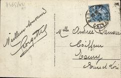 CPA Deauville parterres fleurie et normandy hotel