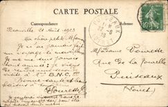 VINTAGE POSTCARD Deauville Gardens and the normandy hotel
