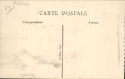 VINTAGE POSTCARD Deauville street of the lock and desired the hoc towards the casino In Spring