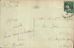 CPA Deauville la plage fleurie place morny