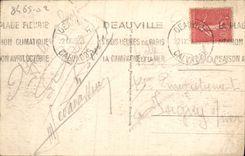 CPA Deauville La plage fleurie place du casino