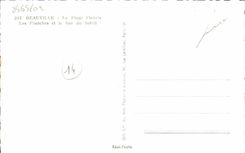 CPM Deauville La plage fleurie les planches et le bar du soleil