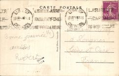 CPA Deauville La plage fleurie vue du port Bateaux