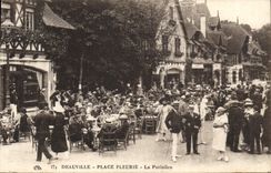 CPA Deauville Plage fleurie la Potiniere